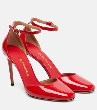 Ferragamo Salones 90 de charol