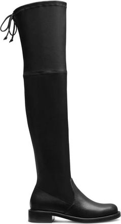 Stuart Weitzman Giseleland Over-the-Knee Laars - Dames - Schoenen - Zwart - Maat: 42 EU Zijde