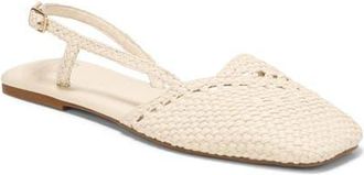 Franco Sarto Ilona Slingback Flat in Marshmallow at Nordstrom, Size 7.5