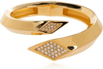 Versace Armband met glinsterende kristallen - unisex - Armbanden - Geel - S - Accessoires