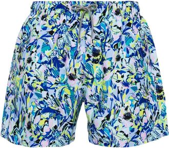 Boardies Amelia zwembroek met abstracte print - Blauw