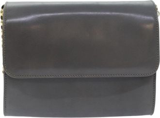 Ferragamo Vintage Flap Chain Shoulder Bag Leather Leather Shoulder Bag Bag (Pre-Owned)