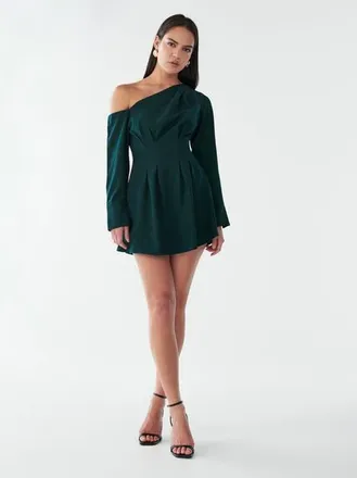 BWLDR Dorothy Mini Dress in Off White at Nordstrom, Size 10