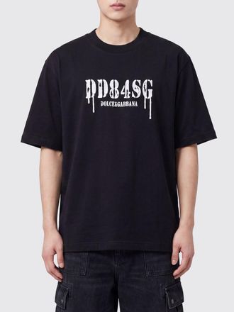 Dolce & Gabbana T-shirt in cotone con stampa slogan