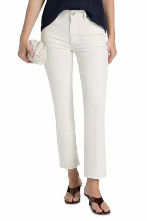 Rag & Bone Harlow Ankle Straight Jeans In White