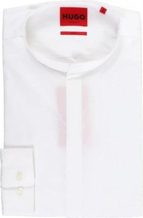 HUGO BOSS Overhemden > Casual Overhemden - Heren - Casual Overhemden - Wit - 4XL - Overhemden