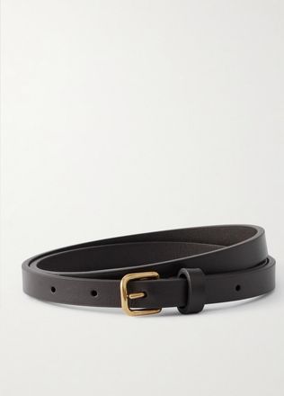 The Row Cintura In Pelle Testurizzata - Marrone