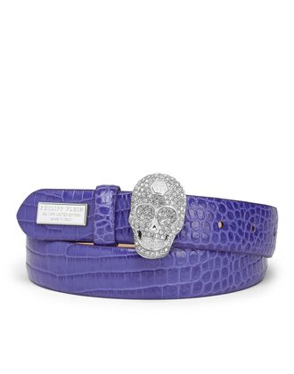 Philipp Plein Belt Skull Crystal