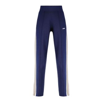 Autry Fitness, Dames, Blauw, XS, Nylon, Gebreide Tennis Viscose Joggingbroek