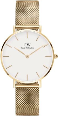 Daniel Wellington Gouden Petite Ever Dameshorloge - Dames - Horloges - Wit - ONE Size - Accessoires