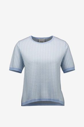 Allude Pullover mit Rundhalsausschnitt aus Wolle und Kaschmir