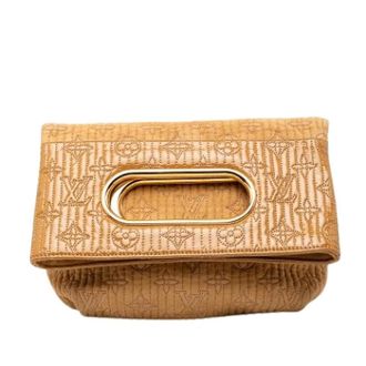 Louis Vuitton Pre-owned Clutches, female, Brown, Size: ONE SIZE Pre-owned Motard After Dark
