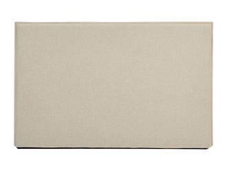 VENTE-UNIQUE.COM Cabecero tela beige 160x200 cm