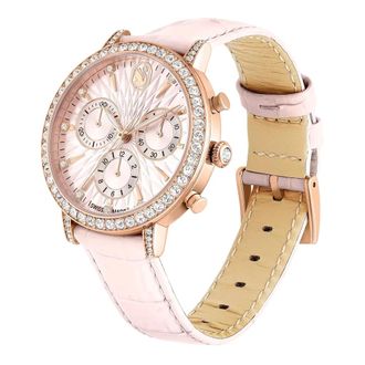 Swarovski Unisex Matrix Tennis Chrono Horloge Roze/Rosegoud 5698300 - unisex - Horloges - Roze - ONE Size - Accessoires