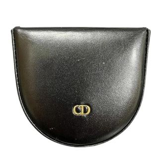 Dior Pre-owned Wallets, female, Black, Size: ONE SIZE Pre-owned Leather Coin Case