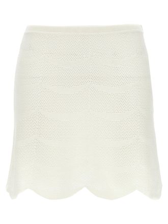 Tom Ford Womens Crochet Mini Skirt