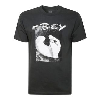 Obey Hombre, Camisetas, Negro, Talla: M
