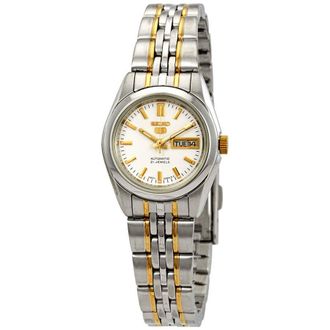 Seiko Series 5 Automatic White Dial Ladies Watch SYMA35
