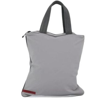 Prada Pre-owned Tote Bags, female, Gray, Size: ONE SIZE Pre-owned Sport Tote Bag