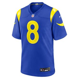 Nike Jared Verse Los Angeles Rams Nike Mens NFL Game Jersey in Blue | 67NM0IUS9XF-VKA