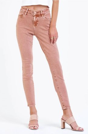 Dear John Denim Gisele High Rise Ankle Skinny Jeans In Sunburn
