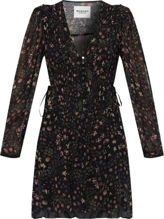 Isabel Marant Kleedjes, Dames, Zwart, S, Florel Jurk