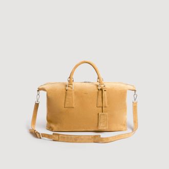 Sandro Split leather weekend bag