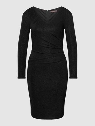Vera Mont Cocktailkleid mit seitlicher Raffung in Black, Gr&ouml;&szlig;e 50