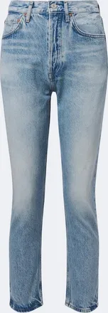 A Gold E Riley cropped straight jeans