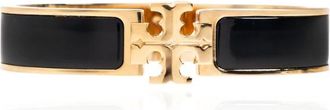 Tory Burch Armband met logo - Dames - Armbanden - Zwart - S - Accessoires