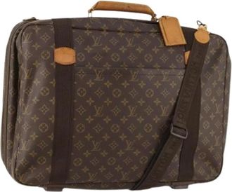 Louis Vuitton Pre-owned Weekend Bags, female, Brown, Size: ONE SIZE Pre-owned Trunk Weekend Bag