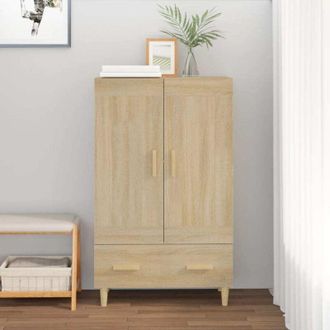 vidaXL Highboard Sonoma Oak 70x31x115 cm Engineered Wood vidaXL