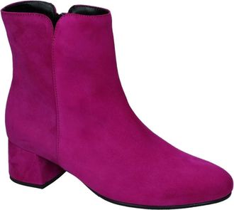 Gabor Schoenen, Dames, Roze, 38 EU, Leer, Samtchevreau Enkellaars