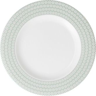 Fortessa Set Of 4 Ornament Bone China 10.75In Dinner Plates