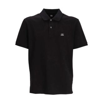 C.P. Company Logo Polo Shirt - male - C.P. Company - Polo Shirts - Black - XL - Tops