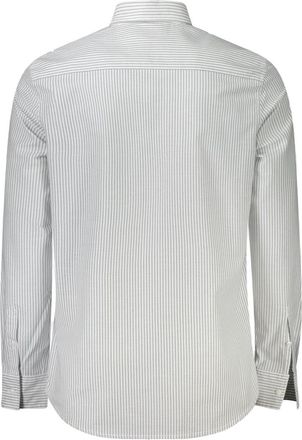 Calvin Klein Striped Cotton Shirt - White