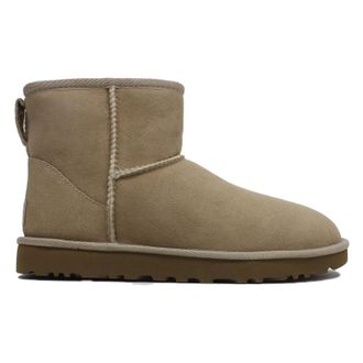 UGG Classic Mini II Sheepskin Womens Boots - Sand - Size:UK 8