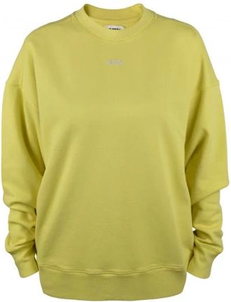 Autry Mesh Crewneck Sweatshirt - Dames - Sweatshirts - Geel - S - Katoen - Hoodies & sweatvesten