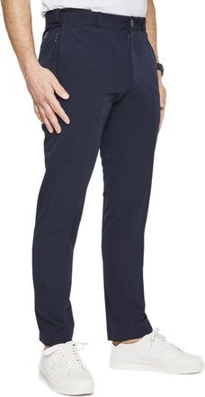 Holt Mens Slim Fit Trousers - Smart Casual Trousers with Built in Stretch (UK, Alpha, XXL, Slim, Regular, Blue)