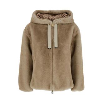 Herno Giacca in pelliccia Chantilly - - Jackets - Donna - Beige - M