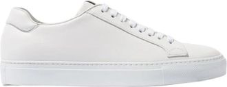 Scarosso Handgemaakte Ugo Sneakers van wit kalfsleer - Heren - Sneakers - Wit - 42 EU - Leer - Schoenen