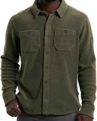 Kühl Nomad Fleece Overshirt In Olive