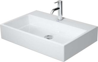 Duravit Duravit - Lavabo Vero Air Sin Rebosadero Con Plataforma Para Grifer&iacute;a Geschl 700x470mm 1 Orificio Para Grifer&iacute;a Blanco