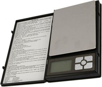 Trade Shop Trade Shop - Bilancia Elettronica Pieghevole Notebook 11085 500g X 0.1g Tascabile 90x115mm
