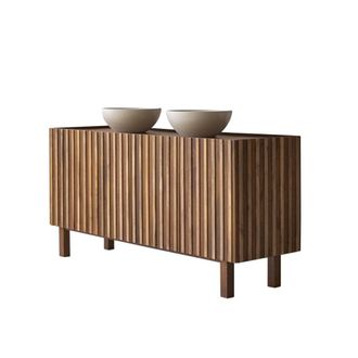 Tikamoon Mueble de ba&ntilde;o de mango de 164 cm