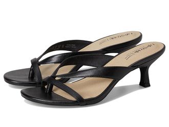 Life Stride Navine Womens Sandals Black : 8.5 M (B), Faux Leather