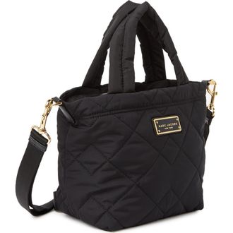 Marc Jacobs Mini Quilted Nylon Tote in Black at Nordstrom Rack