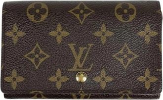 Louis Vuitton Pre-owned Vintage Monogram Bi-fold Wallet - Dames - Vintage Accessoires - Bruin - ONE Size - Vintage