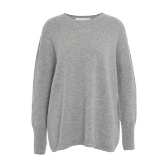 MVM Cashmere Knitwear, female, Gray, Size: S Cashmere Sweater Grigio Aw25