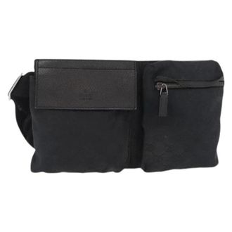 Gucci Pre-owned Canvas Belt Bag - - Pre-owned - Donna - Nero - ONE SIZE